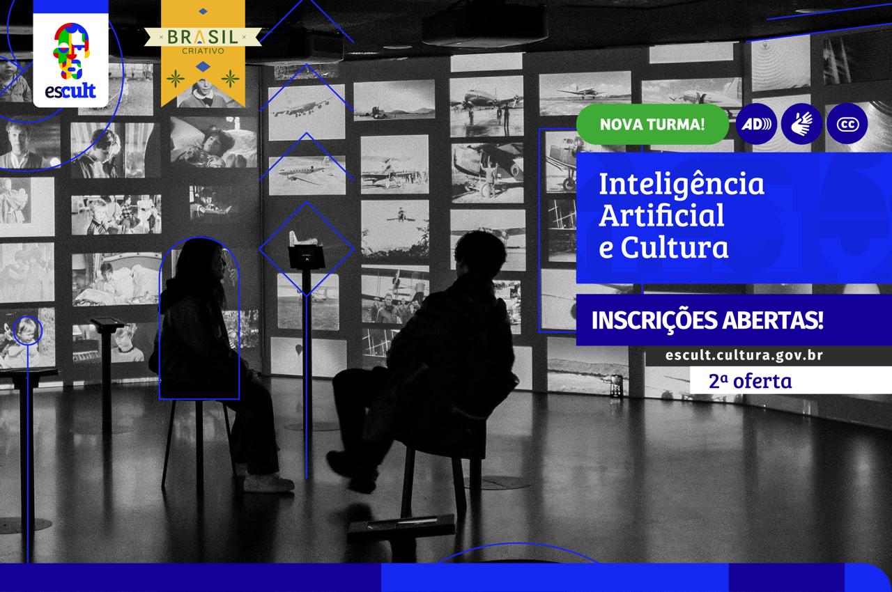 Impactos da Inteligência Artificial na Cultura serão discutidos em curso gratuito